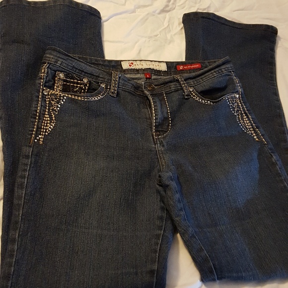 Vintage," Gene Culture" , sexy fitting. Embellished  ,flares, 8 - Picture 1 of 4